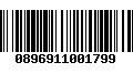 Código de Barras 0896911001799