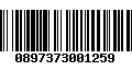 Código de Barras 0897373001259