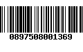 Código de Barras 0897508001369