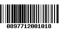 Código de Barras 0897712001018