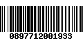 Código de Barras 0897712001933