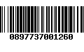 Código de Barras 0897737001260