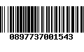 Código de Barras 0897737001543