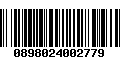 Código de Barras 0898024002779