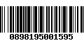 Código de Barras 0898195001595