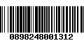 Código de Barras 0898248001312