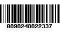 Código de Barras 0898248822337