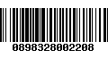 Código de Barras 0898328002208