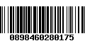 Código de Barras 0898460280175