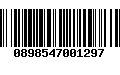 Código de Barras 0898547001297