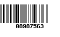 Código de Barras 08987563