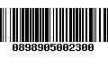 Código de Barras 0898905002300