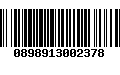 Código de Barras 0898913002378