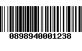 Código de Barras 0898940001238