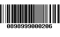 Código de Barras 0898999000206