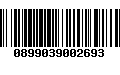 Código de Barras 0899039002693