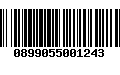 Código de Barras 0899055001243