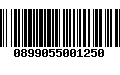 Código de Barras 0899055001250