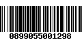 Código de Barras 0899055001298