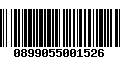 Código de Barras 0899055001526