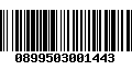 Código de Barras 0899503001443