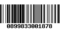 Código de Barras 0899833001878