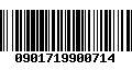 Código de Barras 0901719900714