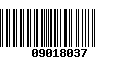 Código de Barras 09018037