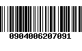 Código de Barras 0904006207091