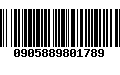 Código de Barras 0905889801789