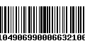 Código de Barras 0910490699000663210015