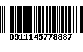 Código de Barras 0911145778887