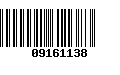 Código de Barras 09161138