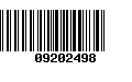 Código de Barras 09202498