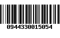 Código de Barras 0944330015054