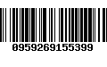 Código de Barras 0959269155399