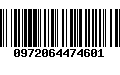 Código de Barras 0972064474601