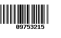 Código de Barras 09753215