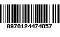 Código de Barras 0978124474857