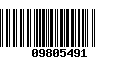 Código de Barras 09805491