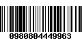 Código de Barras 0980804449963