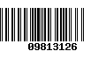 Código de Barras 09813126