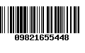 Código de Barras 09821655448