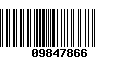 Código de Barras 09847866