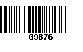 Código de Barras 09876