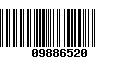 Código de Barras 09886520