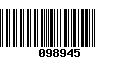 Código de Barras 098945