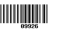 Código de Barras 09926