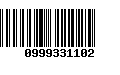 Código de Barras 0999331102