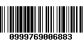 Código de Barras 0999769006883